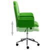 vidaXL Krzesło biurowe, sztuczna sk&oacute;ra, zielone