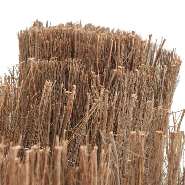 vidaXL Płot z chrustu Brązowy 600 x 125 cm Gałęzie