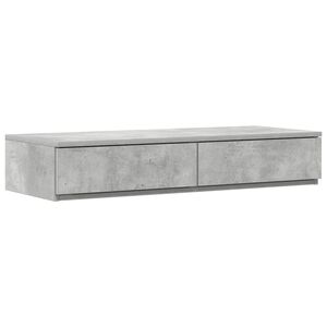 vidaXL Szuflady do ł&oacute;żka Betonowy szary 100 x 36,5 x 16,5 cm