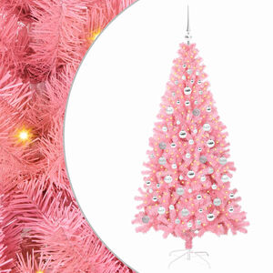 vidaXL Choinka R&oacute;żowy 180 cm PVC