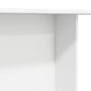 vidaXL St&oacute;ł jadalniany, biały, 110x60x75 cm, materiał drewnopochodny