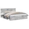 vidaXL Ramka ł&oacute;żka Betonowy 180 x 200 cm Drewno inżynieryjne