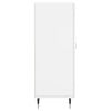 vidaXL Szafka, biała, 34,5x34x90 cm, materiał drewnopochodny
