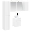 vidaXL Zestaw Szafek Łazienkowych 5 pcs Biały 43 x 16 x 62,5 cm