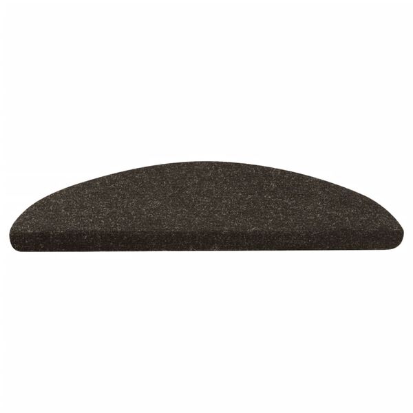 vidaXL Samoprzylepne nakładki na schody, 10 szt., antracyt, 56x17x3 cm