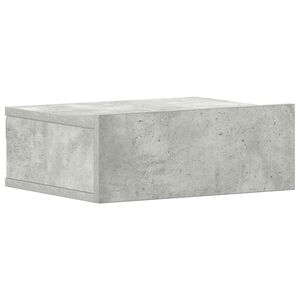 vidaXL Wisząca szafka nocna, betonowa szarość, 40x30x15 cm