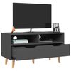 vidaXL Szafka pod TV, szara, 90x40x48,5 cm, materiał drewnopochodny