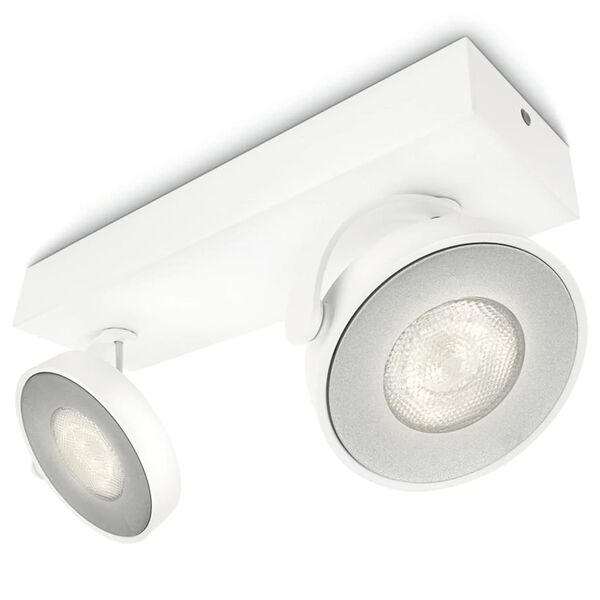 Philips myLiving Reflektor LED Clockwork, 2x4,5 W, biały, 531723116