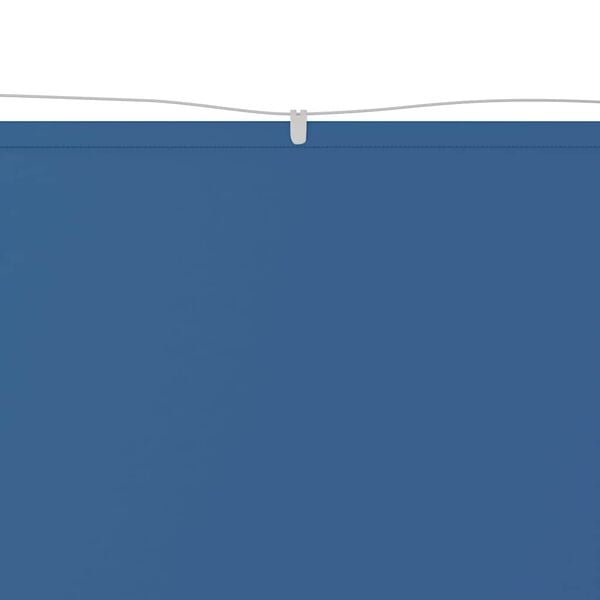 vidaXL Markiza pionowa, niebieska, 100x1200 cm, tkanina Oxford
