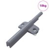 vidaXL Tłumik z miękkim zamknięciem 1161 szt. Szary 125 x 47 x 15 mm