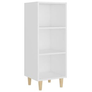 vidaXL Szafka, biała, 34,5x32,5x90 cm, materiał drewnopochodny