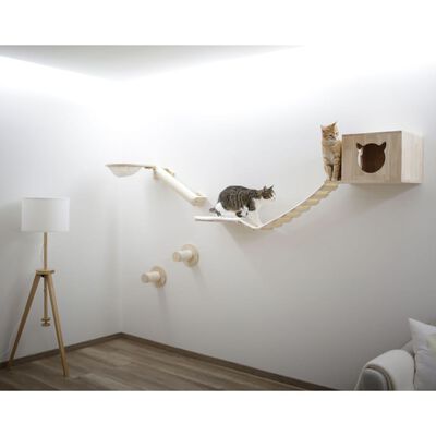 Kerbl Ścianka wspinaczkowa dla kota Andes, 52x40x32cm, naturalno-biała