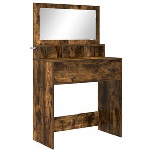 vidaXL Toaletki do sypialni Dąb wędzony 80 x 39,6 x 135 cm
