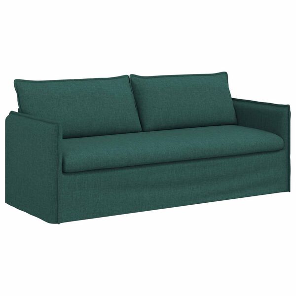 vidaXL Sofa Ciemna zieleń