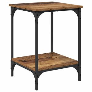 vidaXL Stolik kawowy Stare drewno 40 x 40 x 55 cm Drewno inżynieryjne