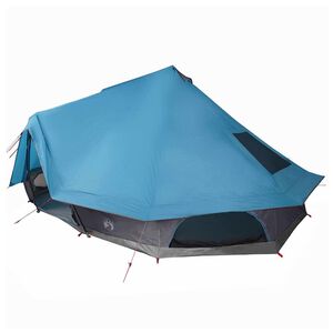vidaXL Namiot Tipi z dachem Niebieski 680 x 430 x 270 cm tafta