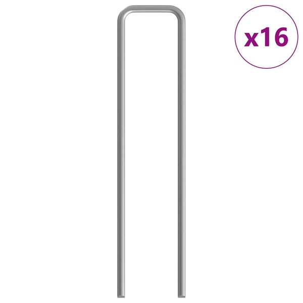 vidaXL Klatka dla kr&oacute;lika Srebrny 400 x 78 x 78 cm Stal Galwanizowana