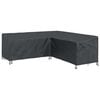 vidaXL Pokrowiec na meble Czarny 220 x 220 x 80 cm Tkanina Oxford 420D