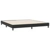 vidaXL Ł&oacute;żko Box Spring bez materaca Czarne 180x210 cm Aksamit