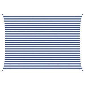 vidaXL Żagiel przeciwsłoneczny Niebieski i biały 5 &times; 3,5 m