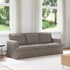 vidaXL Sofa Ciemnoszary 201 x 80 x 85 cm tkanina