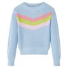 Sweter dziecięcy z dzianiny, niebieski, 104