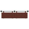 vidaXL Wisząca Głowa Błyszczący Brąz 190 x 55 x 5 cm Antyczny PU