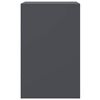 vidaXL Szafka nocna, antracytowa, 34,5x39x62 cm, stal