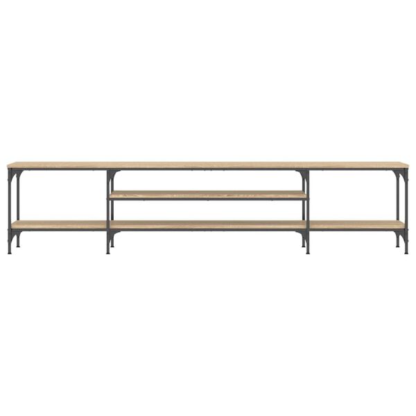 vidaXL Szafka pod telewizor, dąb sonoma, 201x35x45 cm