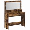 vidaXL Toaletka Dąb wędzony 100 x 41 x 135 cm Drewno inżynieryjne