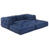 vidaXL Modułowa sofa 2 pcs Indygo 140 x 70 x 56 cm tkanina