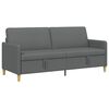 vidaXL Sofa z miejscem do przechowywania ciemnoszary 192 x 78 x 87 cm