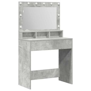vidaXL Toaletka Betonowy szary 78,5 x 41 x 135 cm Drewno inżynieryjne