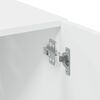 vidaXL Szafka, biała, 70x42,5x225 cm, materiał drewnopochodny
