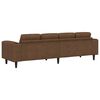 vidaXL Sofa do salonu Brązowy 250 x 77 x 76 cm