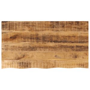 vidaXL Blat stołu, 120x60x3,8 cm, naturalna krawędź, drewno mango