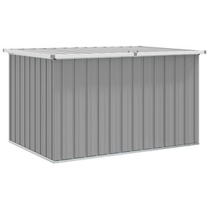 vidaXL Skrzynia ogrodowa do przechowywania, szara, 150x101x91 cm