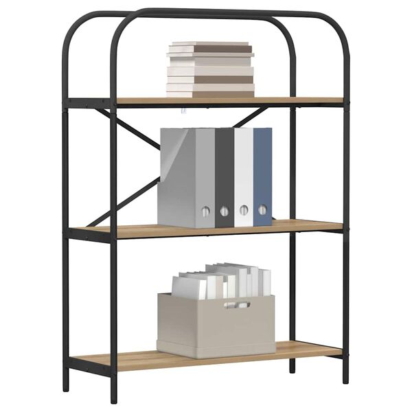 vidaXL P&oacute;łka na książki Dąb rzemieślniczy 80 x 30 x 109 cm