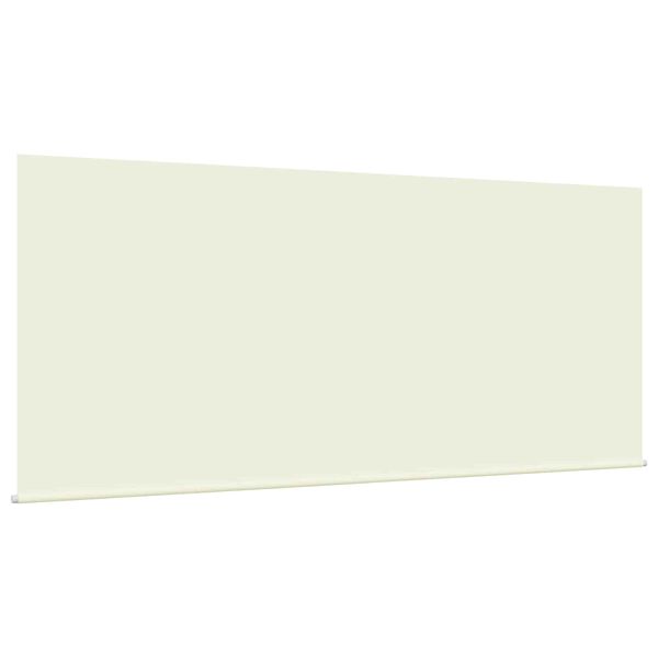 vidaXL Markiza zwijana Kremowy 350 x 250 cm Poliester i aluminium