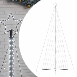 vidaXL Choinka LED 789 LED Zimna biel 476 cm