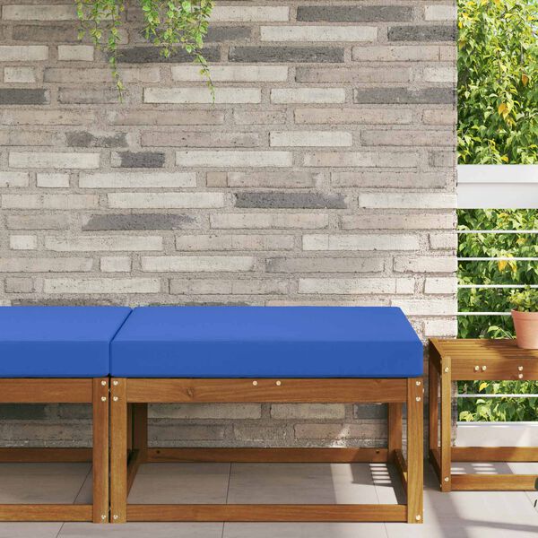 vidaXL Poduszka do sofy na zewnątrz Turkusowy 80 x 80 x 8 cm Poliester