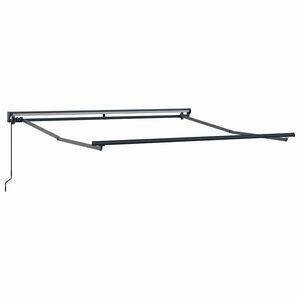 vidaXL Rama markizy Z regulacją Antracyt 3 x 2,5 m Stal