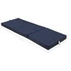 vidaXL Materac składany, trzysegmentowy, 190 x 70 x 9 cm, niebieski
