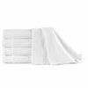 vidaXL Ręczniki do rąk, 5 szt., bawełna, 450 g/m&sup2;, 50x100 cm, białe