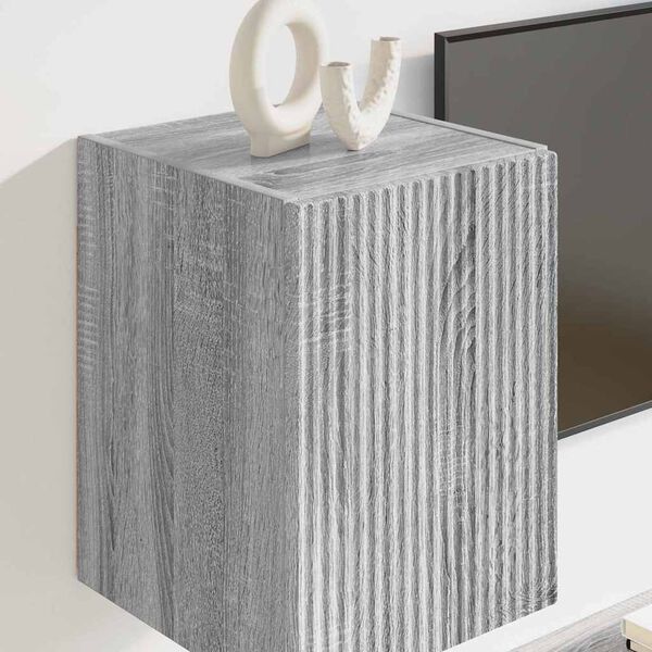 vidaXL Szafka pod telewizor Szary Sonoma 30 x 31 x 40 cm