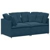 vidaXL Sofa modułowa z poduszkami Velvet Blue