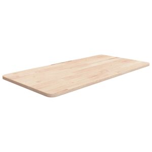 vidaXL Blat do łazienki, 80x40x1,5 cm, surowe lite drewno