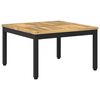 vidaXL Stolik kawowy Bielony i czarny 60 x 60,5 x 36 cm