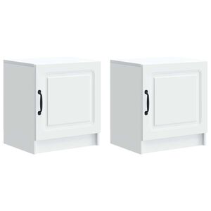 vidaXL Szafka Nocna 2 szt. Biały 43 x 34,5 x 47 cm Drewno inżynieryjne