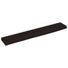 vidaXL P&oacute;łka, ciemnobrązowa, 60x10x2 cm, wykończone lite drewno dębowe